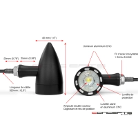 Paire de clignotants universels