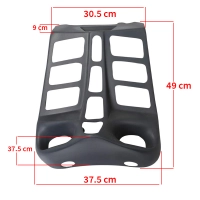 Cache radiateur non peint pour harley davidson v-rod vrsc vrscaw vrscaw vrscdx 2007-2011