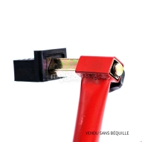 Réhausse de patins de béquille prise sous bras oscillant