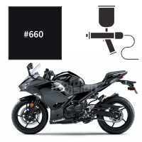 Peinture kawasaki metallic spark black ninja 400 2018