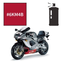 Peinture tricouche en spray rosso corsa fluorescent aprilia rsv1000r 1998-2002