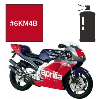 Peinture tricouche en spray rosso corsa fluorescent aprilia rs250 1996-2006