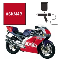 Peinture tricouche rosso corsa fluorescent aprilia rs250 1996-2006