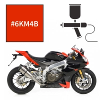 Peinture tricouche rosso corsa fluorescent aprilia rsv4 2009-2014