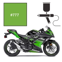 Peinture kawasaki lime green ninja 300 2013-2017