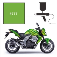 Peinture kawasaki lime green z750 2011