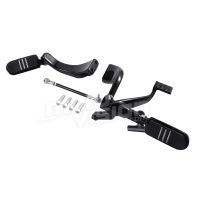 Commandes avancées noires pour harley davidson sportster 883 1200 xlh xl 2014-2019