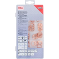 Assortiment de joints d’étanchéité | cuivre | 150 pièces