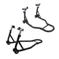 Lot béquilles avant - arrière ajustables