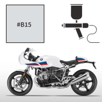 Peinture bmw light white r nine t racer 2017-2019