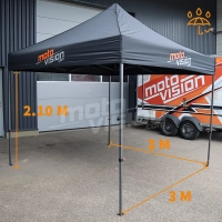 Barnum / tente paddock 3x3 - acier