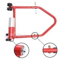 Béquille avant pour prise sous fourreaux de fourches + béquille monobras 25,5