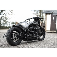 Garde-boue arrière m8 softail « bobbstr » 2018-2025 street bob/fat bob/softail standard pour pneus larges 180-200 avec entretoises métalliques