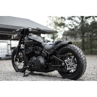 Garde-boue arrière m8 softail « bobbstr » 2018-2025 street bob/fat bob/softail standard pour pneus larges 180-200 avec entretoises métalliques