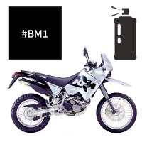 Peinture en spray  noir mat ktm  640 lc4 supermoto enduro adventure prestige 1999-2007