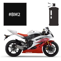 Peinture en spray yamaha black metallic 2 r6 1999-2004 2007