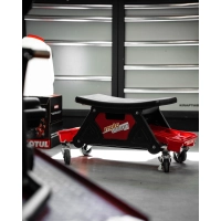 Tabouret de travail mobile avec plateau de rangement