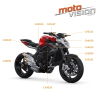 Caches capot de selle carbone mv agusta brutale 800 2016