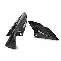 Lèche roue + protection chaine bas carbone  aprilia dorsoduro 750 2008-2009