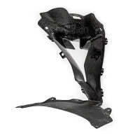 Tête de fourche partie centrale carbone vernis bmw s1000rr 2015-2018