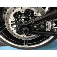 Jeu de couvercles d'essieu à pivot complet 2018  2025, pour modèles softail avec ensembles de fourche inversée/inversée