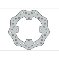 Disque de frein arrière type wave fe.d578v