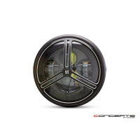 Phare avant led 7,7" phare et code tri-pro grill