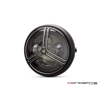 Phare avant led 7,7" phare et code tri-pro grill