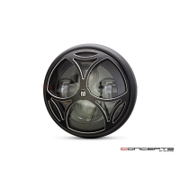 Phare avant led 7,7" phare et code tri-maltese grill