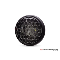 Phare avant led 7,7" phare et code honeycomb grill