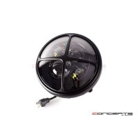 Phare avant led 7,7" phare et code x cross grill