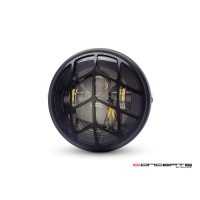 Phare avant led 7,7" phare et code spyder grill