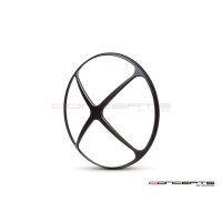 Grille de phare  7" aluminium cnc cross design