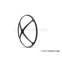 Grille de phare  7" aluminium cnc cross design