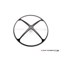 Grille de phare  7" aluminium cnc cross design