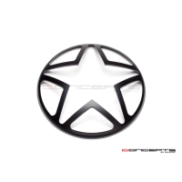 Grille de phare  7" aluminium cnc big star grill design