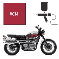Peinture triumph tornado red 900 scrambler 2006-2008