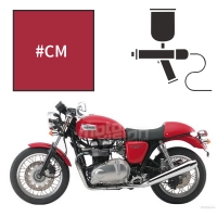 Peinture triumph tornado red 900 thruxton 2007-2010