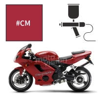 Peinture triumph tornado red 955 daytona 1999-2006