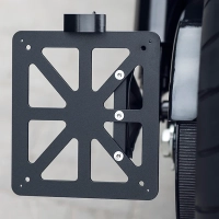 Support de plaque d'immatriculation avec éclair pour la suisse 180x140 mm