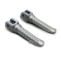 Paire de reposes pieds courts avec adaptateur d'angle  nc s, z1000, zx10r, gpz, zzr, zrx, zx12r, zxr, z750, zx7r, zx9r, w800