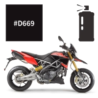 Peinture en spray competition black pearl aprilia dorsoduro 1200 2011-2016