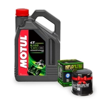 Pack motul 5100 10w50 4l + filtre à huile hf138 offert