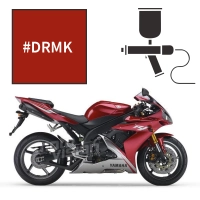 Peinture tricouche yamaha lava red candy r1 2004-2006 2009 2011