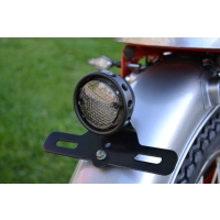 Feu arrière cafe racer classique lucas mt110 replica feu stop/position elntille fumée