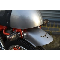 Paire de clignotants cafe racer rectangle chrome custom