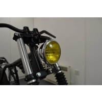 Phare avant vintage led 12v/35w chromé