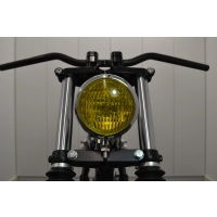 Phare avant vintage led 12v/35w chromé