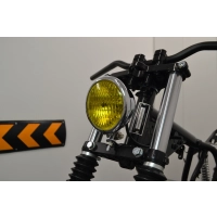 Phare avant vintage led 12v/35w chromé