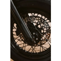 Kit d'entretoises de roue avant noires m8 softail fxbb, flfb, fxst 2018-2025